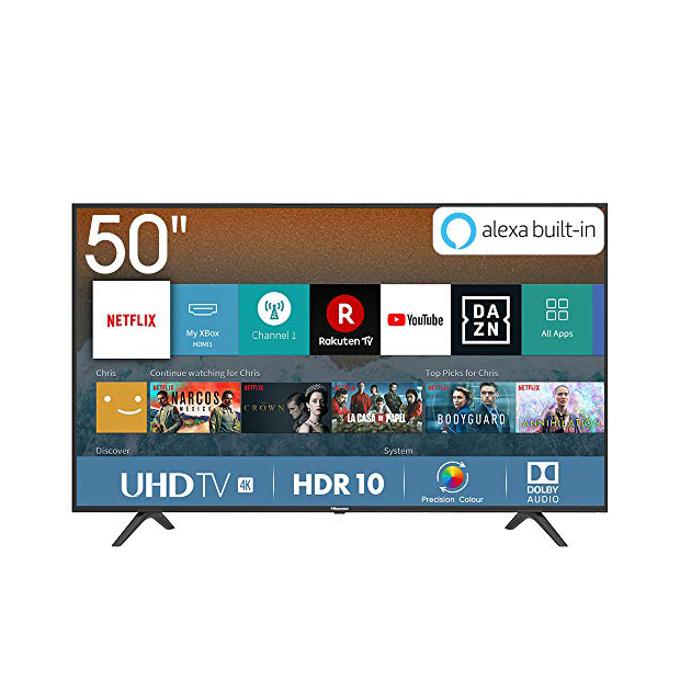 TD Systems K50DLJ12US - Televisores Smart TV 50 Pulgadas 4k UHD Android 9.0  y HBBTV, 1500 PCI Hz, 3X HDMI, 2X USB. DVB-T2/C/S2, Modo Hotel.