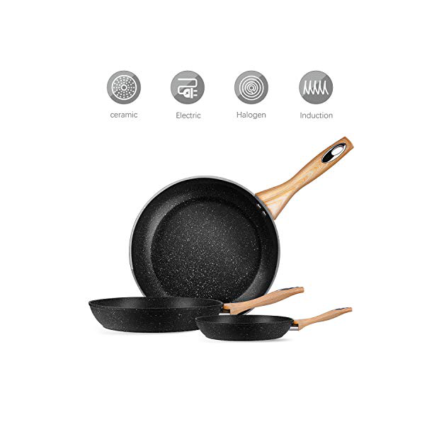 WMF Permadur Element - Set de 3 sartenes 20, 24 y 28 cm, de aluminio  forjado, con antiadherente para todo tipo de cocinas incluido inducción,  sin PFOA : : Hogar y cocina