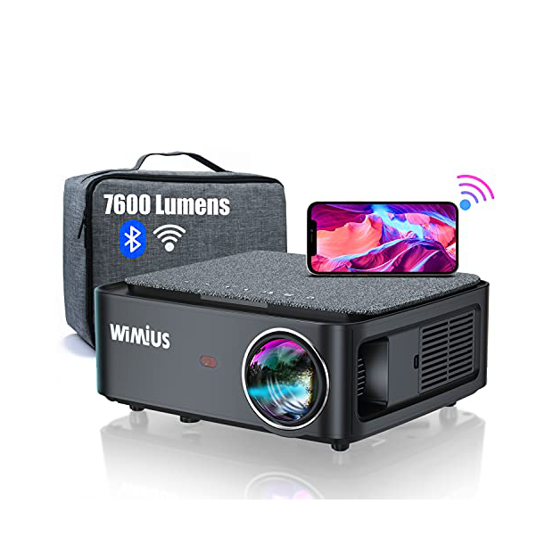 Fosa Mini proyector portátil 1080P LED proyector cine en casa cine en casa  proyectores de cine para interiores y exteriores, compatible con PC