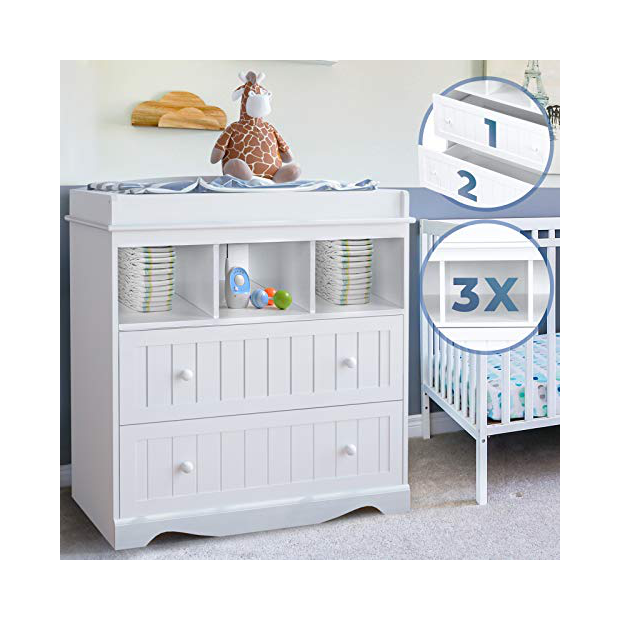 I Love My Kid AUF901-3 - Cambiador de bebé para malm, blanco, unisex, color  blanco : : Bebé
