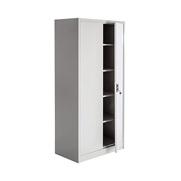 armario archivador, de acero con revestimiento en polvo, con 4 puertas y 2  cajones, 180 x 90 x 40 cm comprar online barato