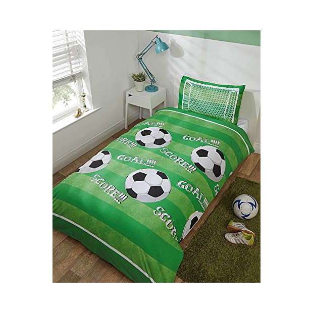 3D Football Edredón Funda Juegos Doble 200x200 Niños Cómodas