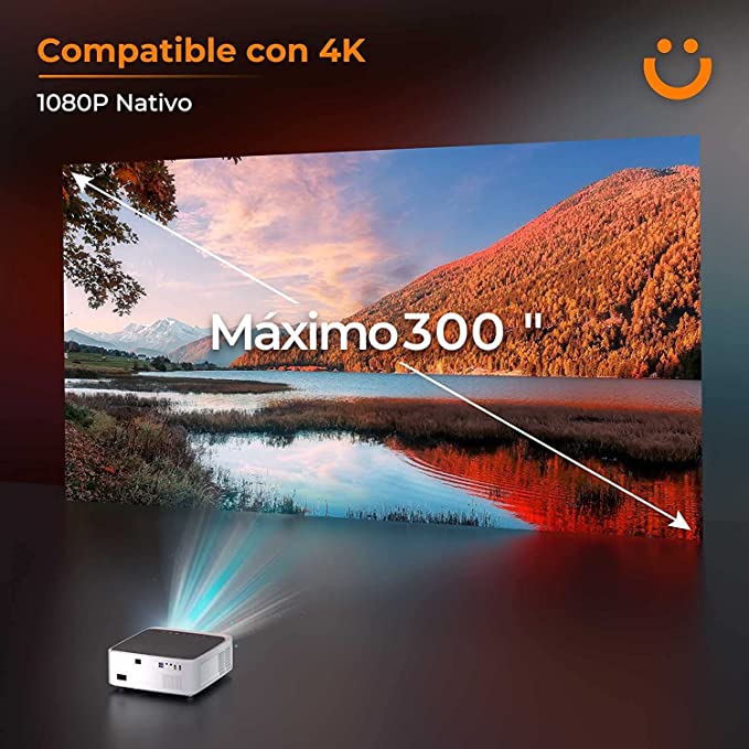 Proyector wifi bluetooth Yaber