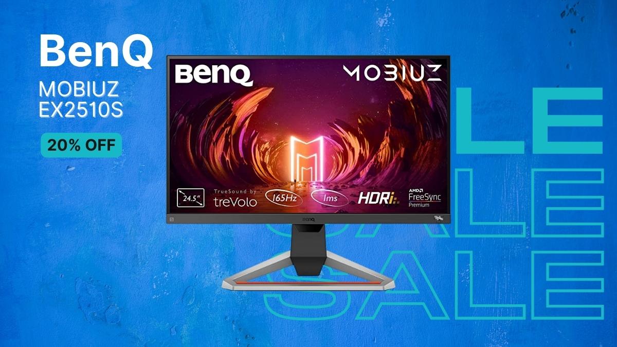 BenQ MOBIUZ EX2510S: Un monitor gaming con 20% de descuento