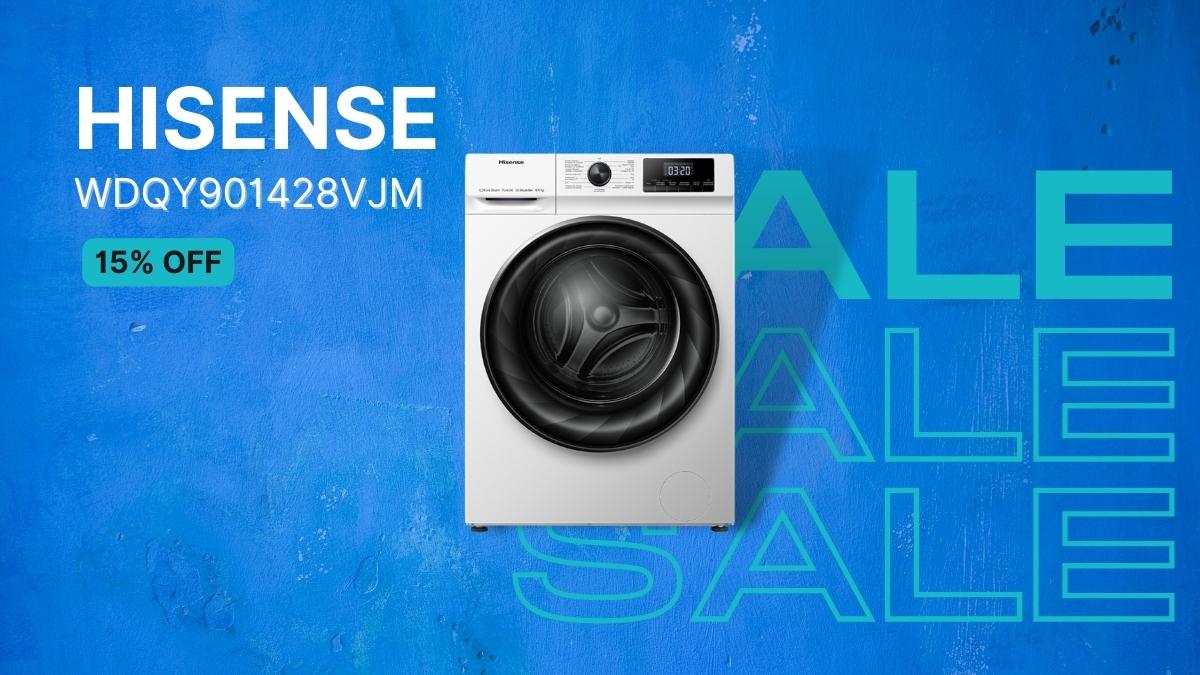 Hisense WDQY901428VJM: Consigue una lavadora con 15% de descuento