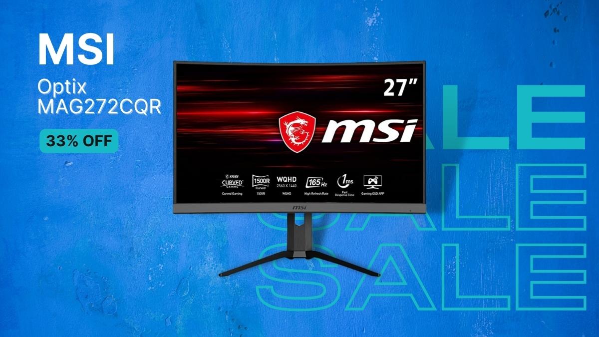 MSI Optix MAG272CQR: Consíguelo en Amazon con 33% de descuento