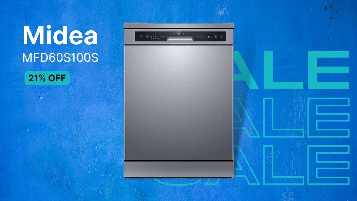 Midea MFD60S100S: Llévate un lavavajillas con un 21% de descuento