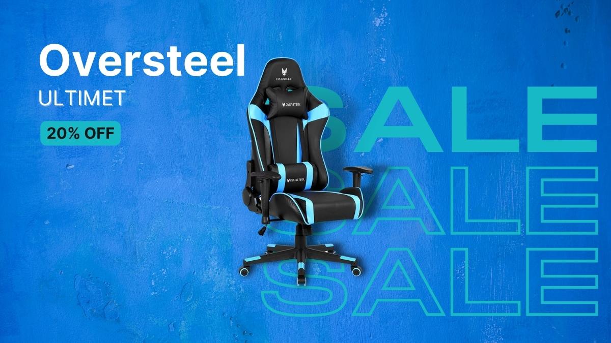 Silla Oversteel ULTIMET: Llévate una silla gamer con 20% de descuento