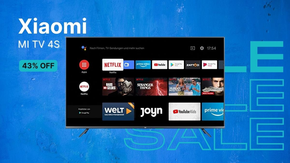 XIAOMI MI TV 4S: Un TV de 55 pulgadas con 43% de descuento