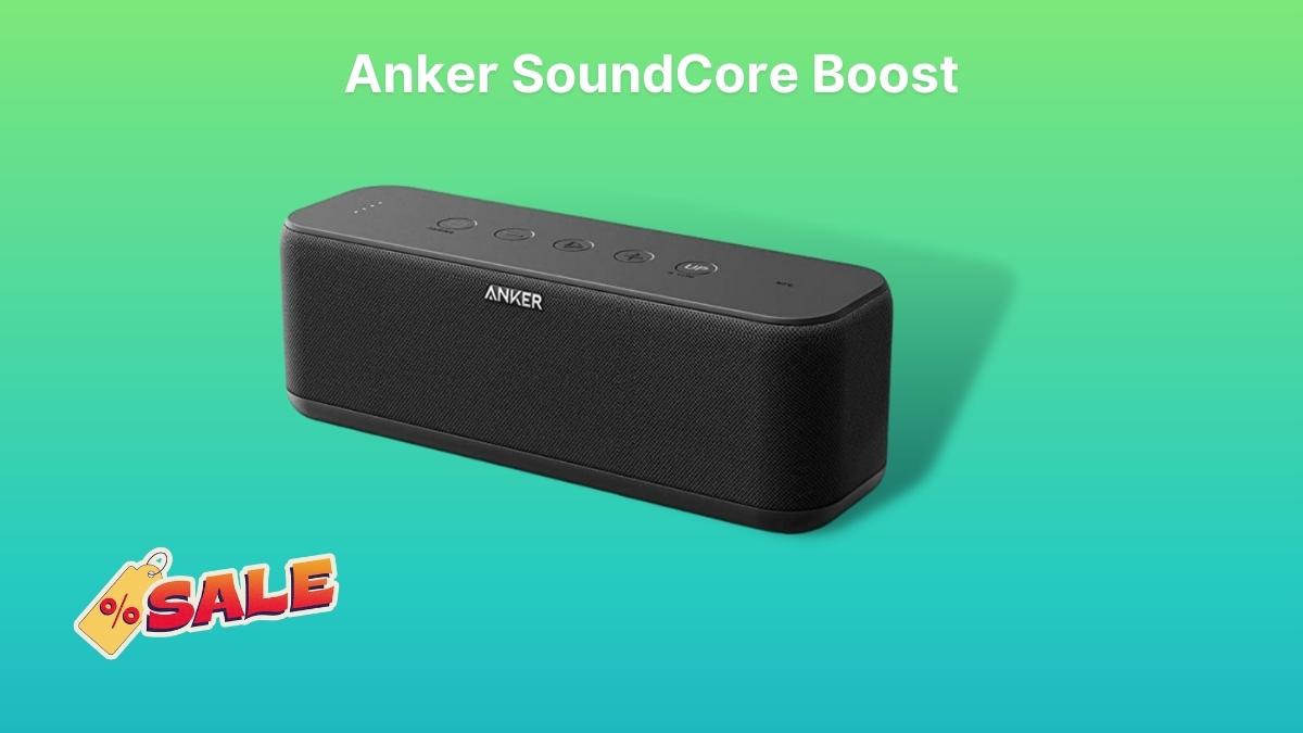 Anker SoundCore Boost: Compra un altavoz portátil con 58% de descuento