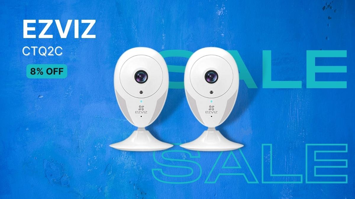 EZVIZ CTQ2C: Consigue un kit de 2 cámaras de vigilancia con 8% de descuento