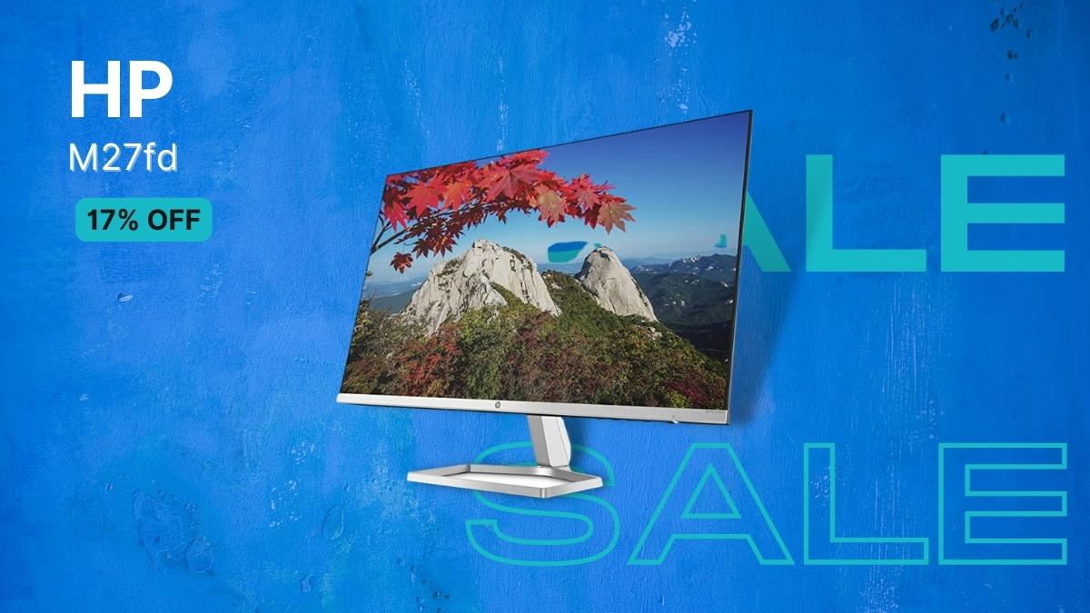 HP M27fd: Consigue un monitor de 27 pulgadas con 17% de descuento
