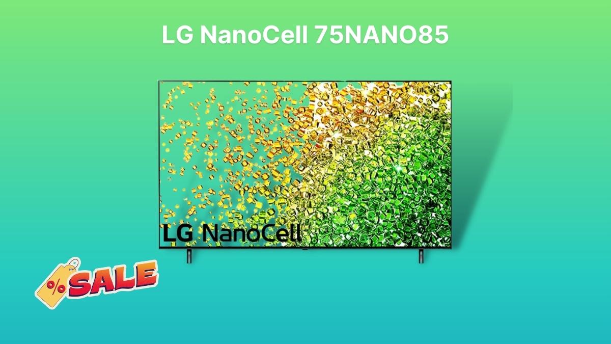 LG NanoCell 75NANO85: Consigue un Smart TV de 75 pulgadas con 12% de descuento