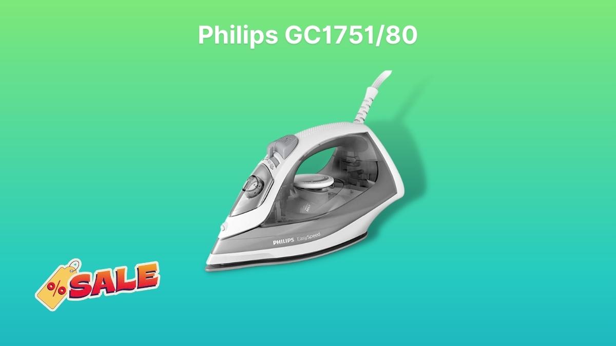 Philips GC1751/80: Compra una plancha de vapor con 23% de descuento