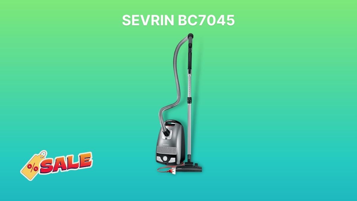 SEVRIN BC7045: Consigue una aspiradora potente con 15% de descuento