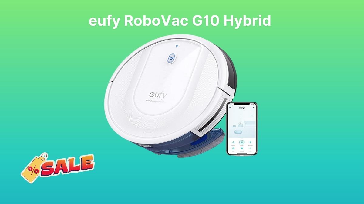 eufy RoboVac G10 Hybrid: Compra un robot aspirador con 30% de descuento