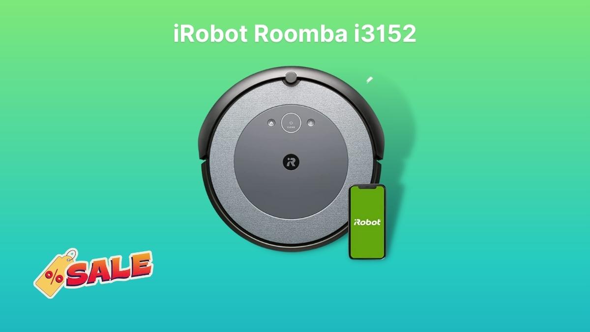 iRobot Roomba i3152: Consigue un robot aspirador con un 5% de descuento.